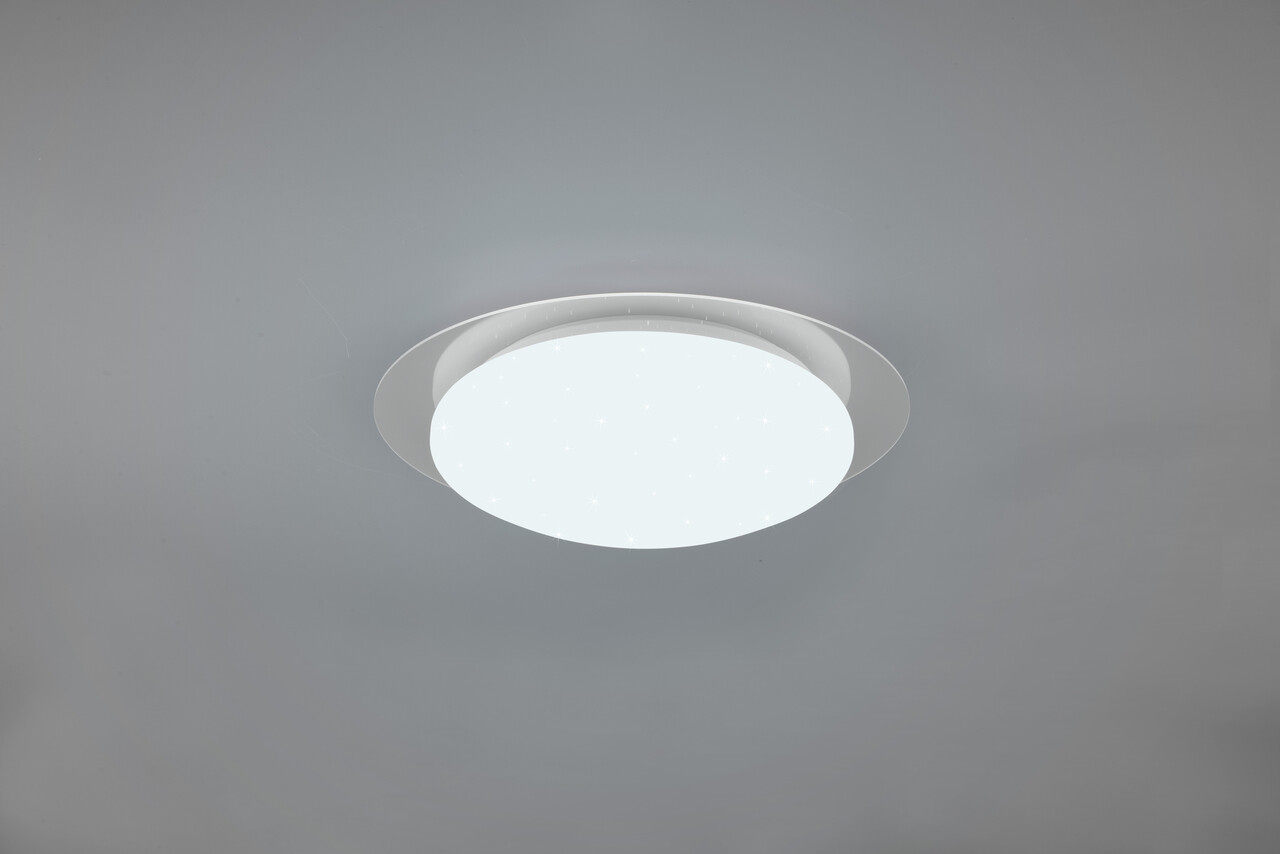 Plafoniera Frodeno, TRIO, 35x8.7 cm, 12W, 1x SMD, plastic, alb - imagine 7